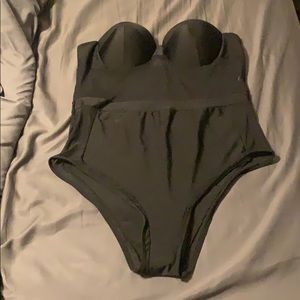 SheIN Sexy one piece sheer bathing suit